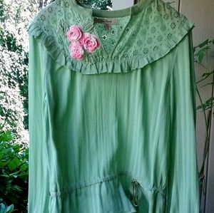 😍*HOST PICK*❤  Free People Crochet/Eyelet Top